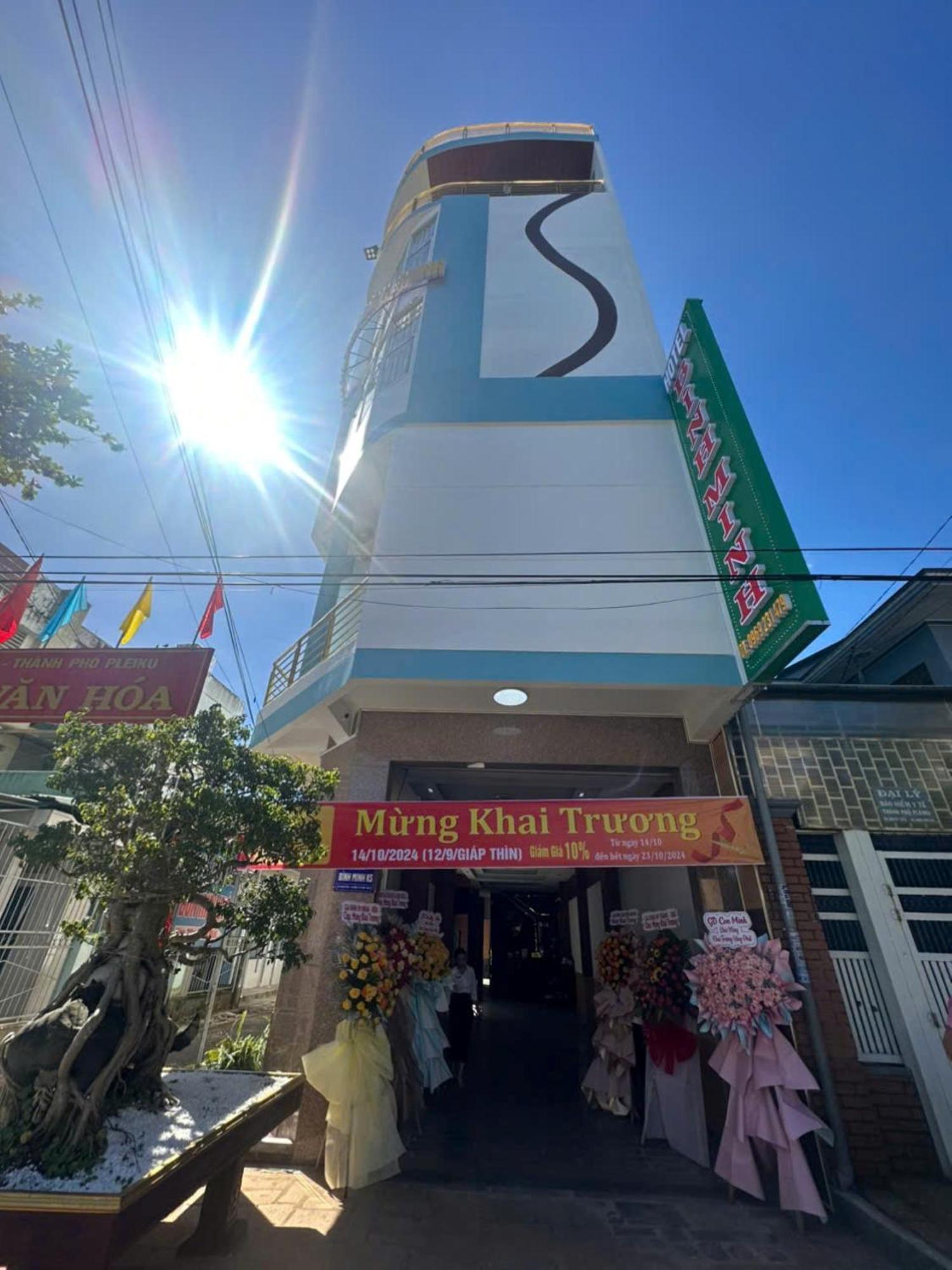 Binh Minh Hotel Plây Ku Exterior foto